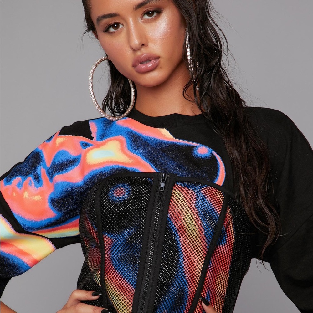 dollskill mesh corset